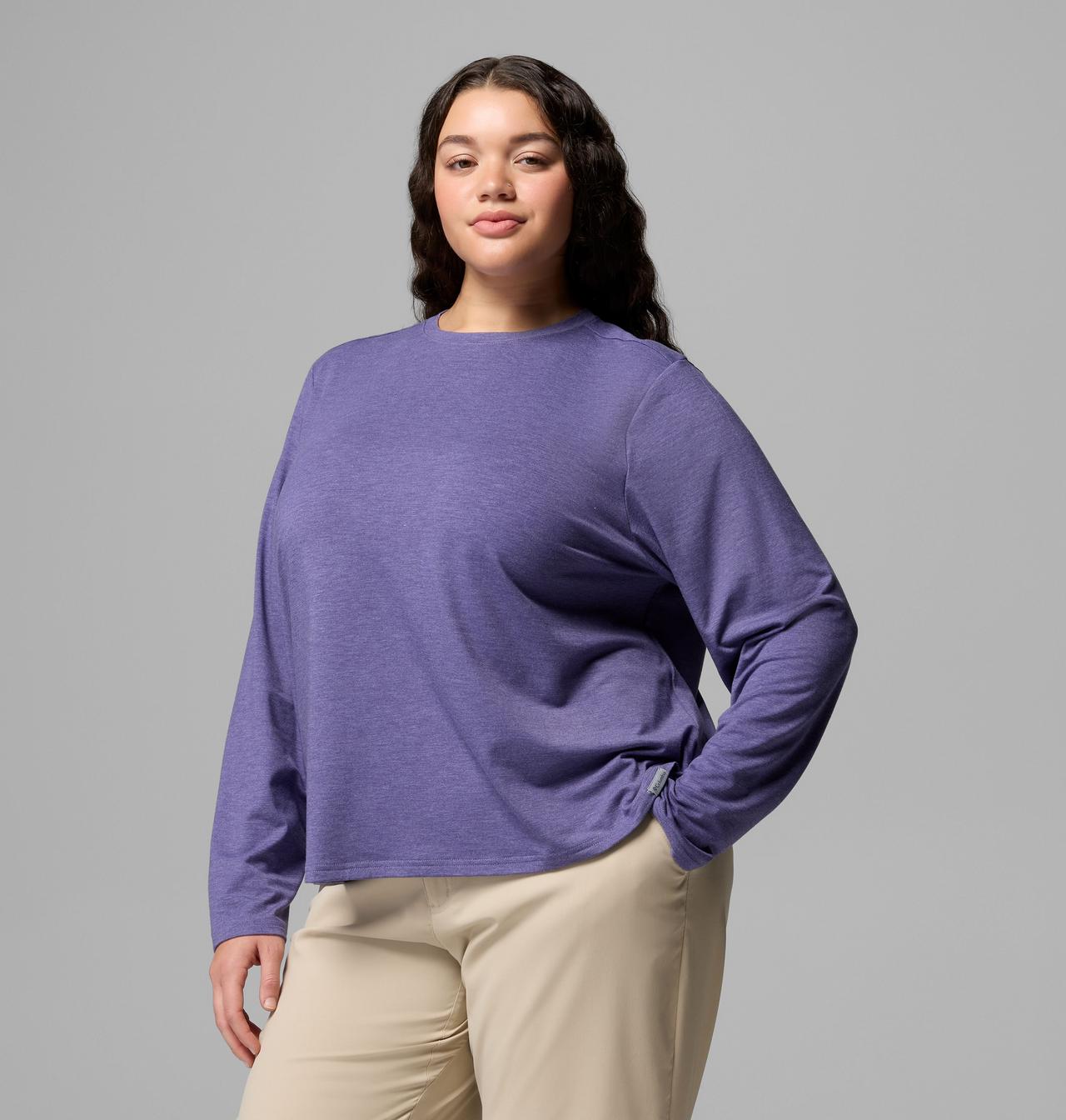 Women's CSC™ Soft Stretch Long Sleeve T-Shirt - Plus Size 4