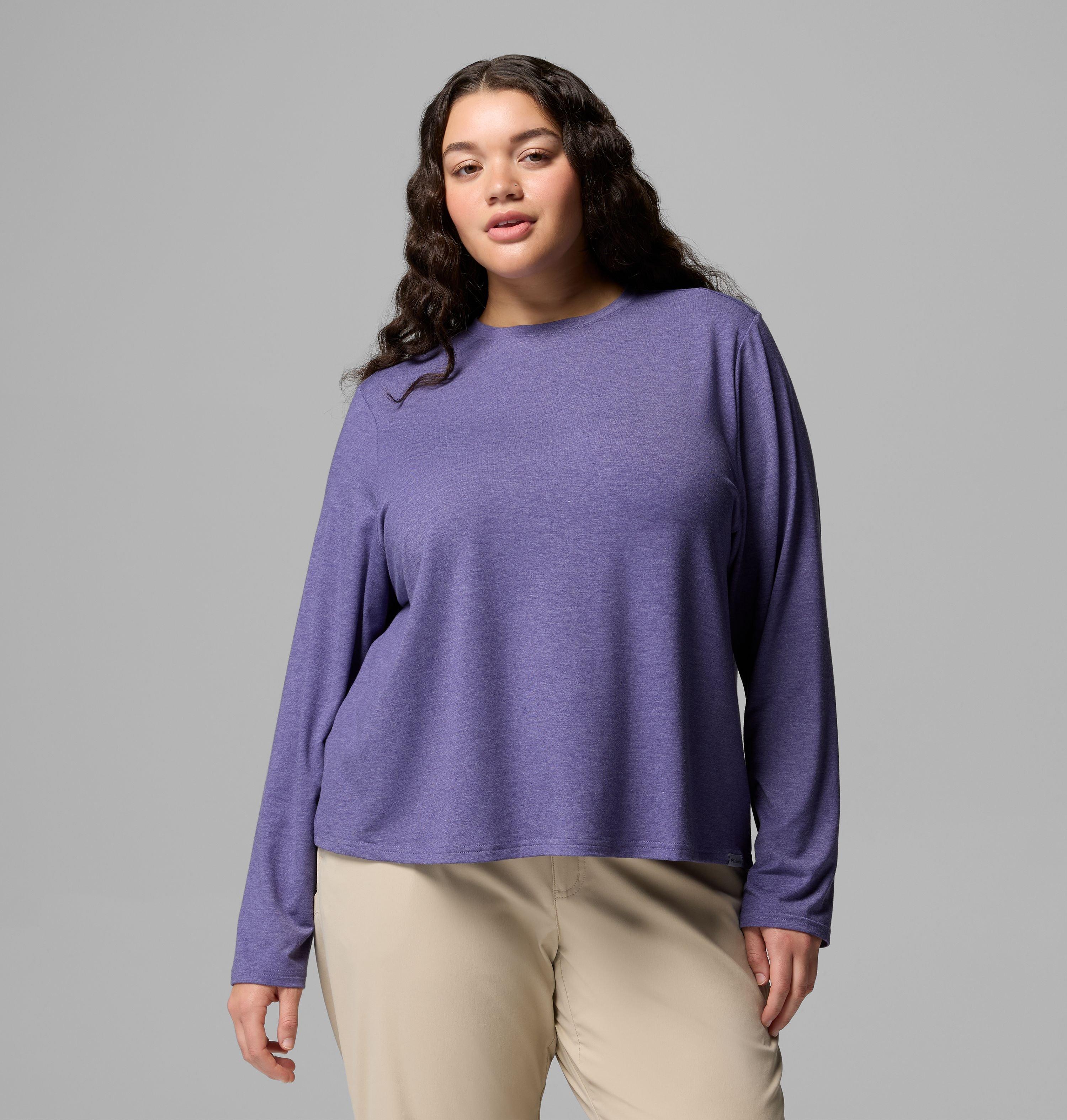 Columbia Women's CSC Soft Stretch Long Sleeve T-Shirt - Plus Size-