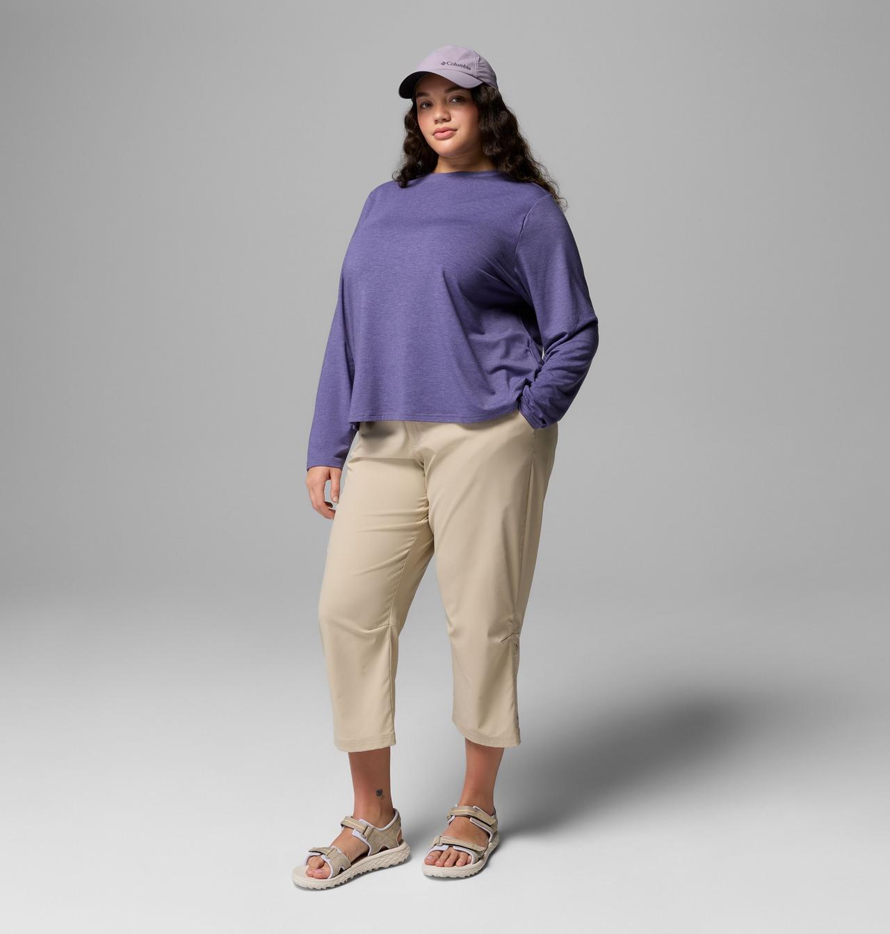 Women's CSC™ Soft Stretch Long Sleeve T-Shirt - Plus Size 2