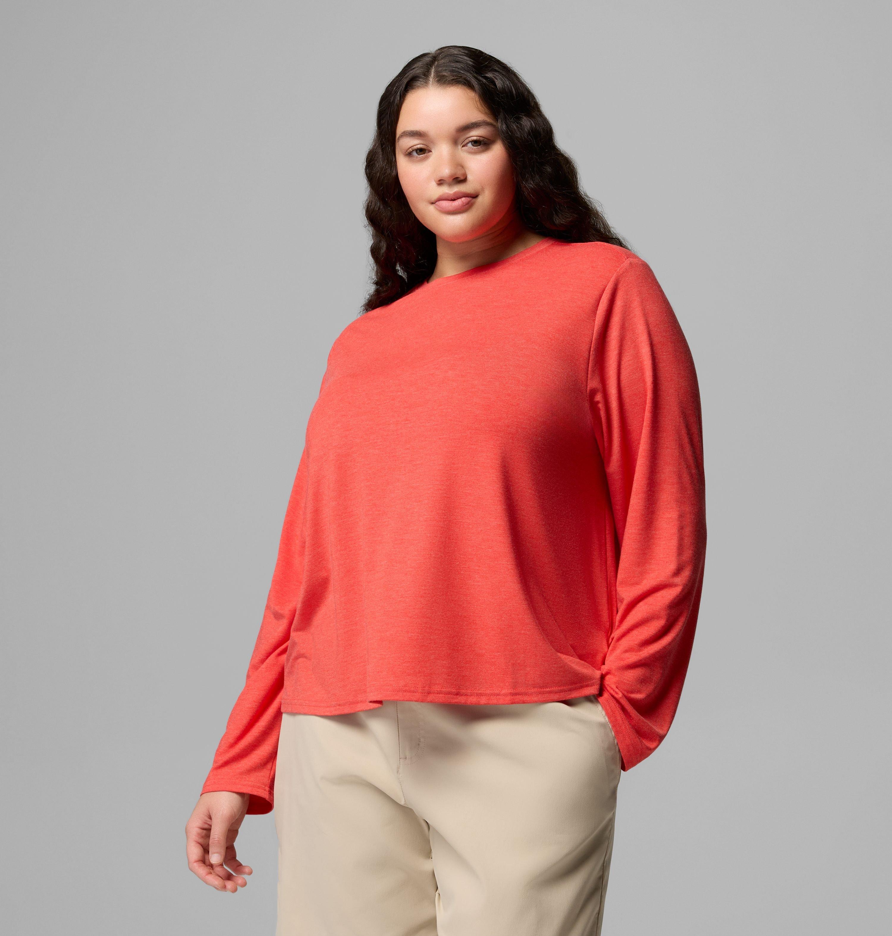 Women's CSC Soft Stretch Long Sleeve T-Shirt - Plus Size | 606 | 2X 4