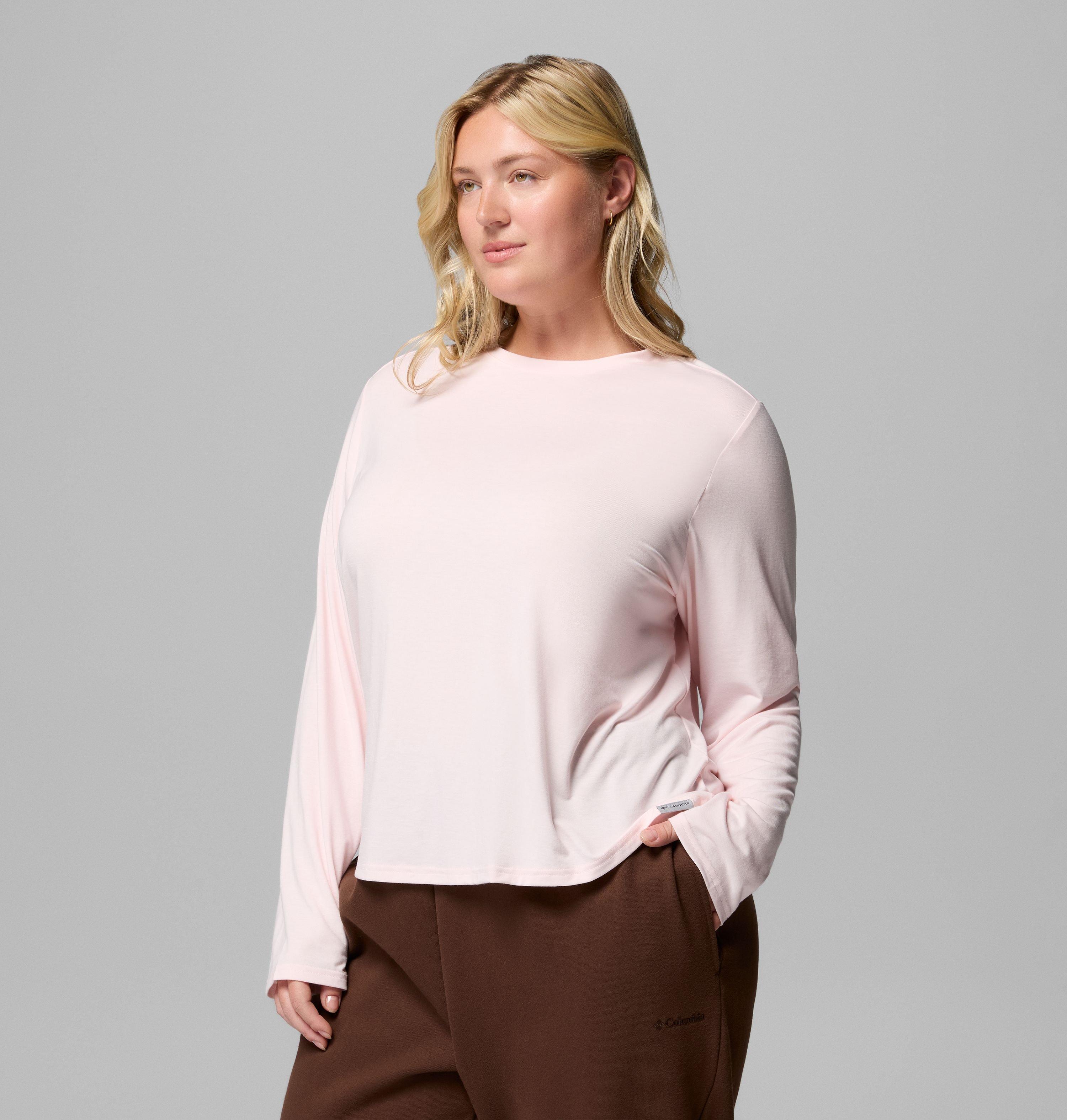 Women's CSC Soft Stretch Long Sleeve T-Shirt - Plus Size | 697 | 3X 4