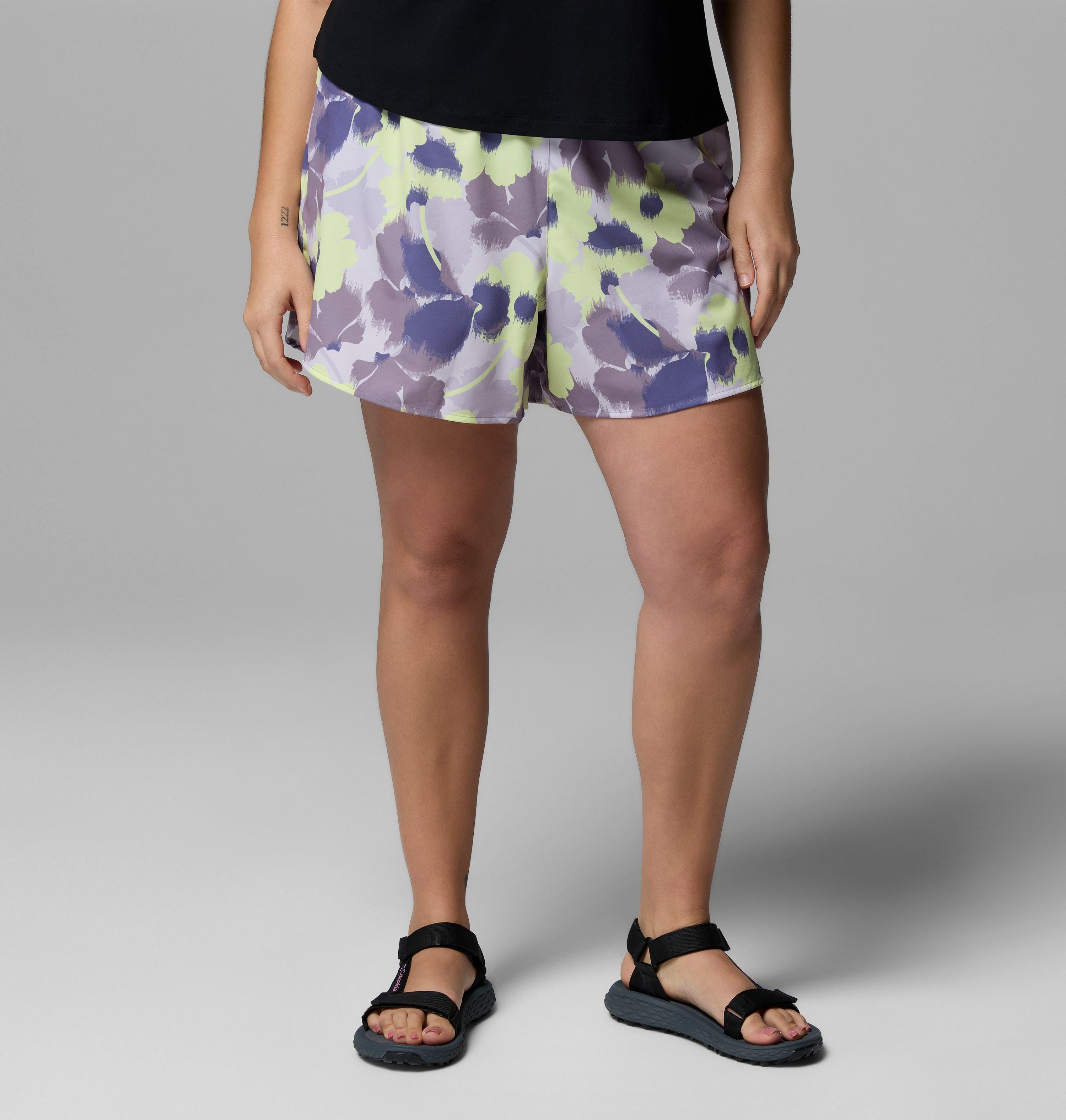 Columbia Women's Vital Valley Print Shorts - Plus Size-