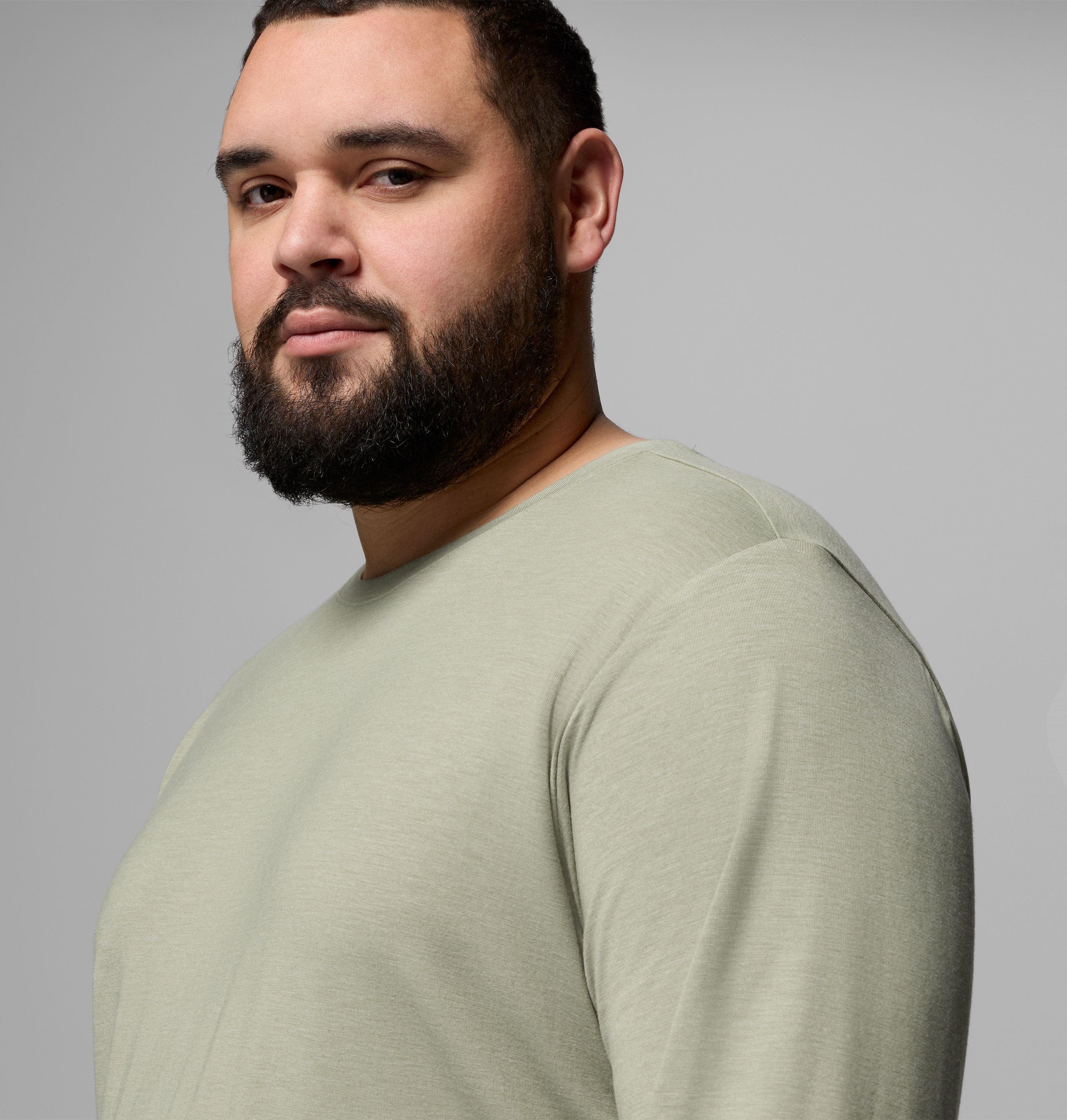 Men's CSC Soft Stretch LS Tee - Big | 348 | 4X 5