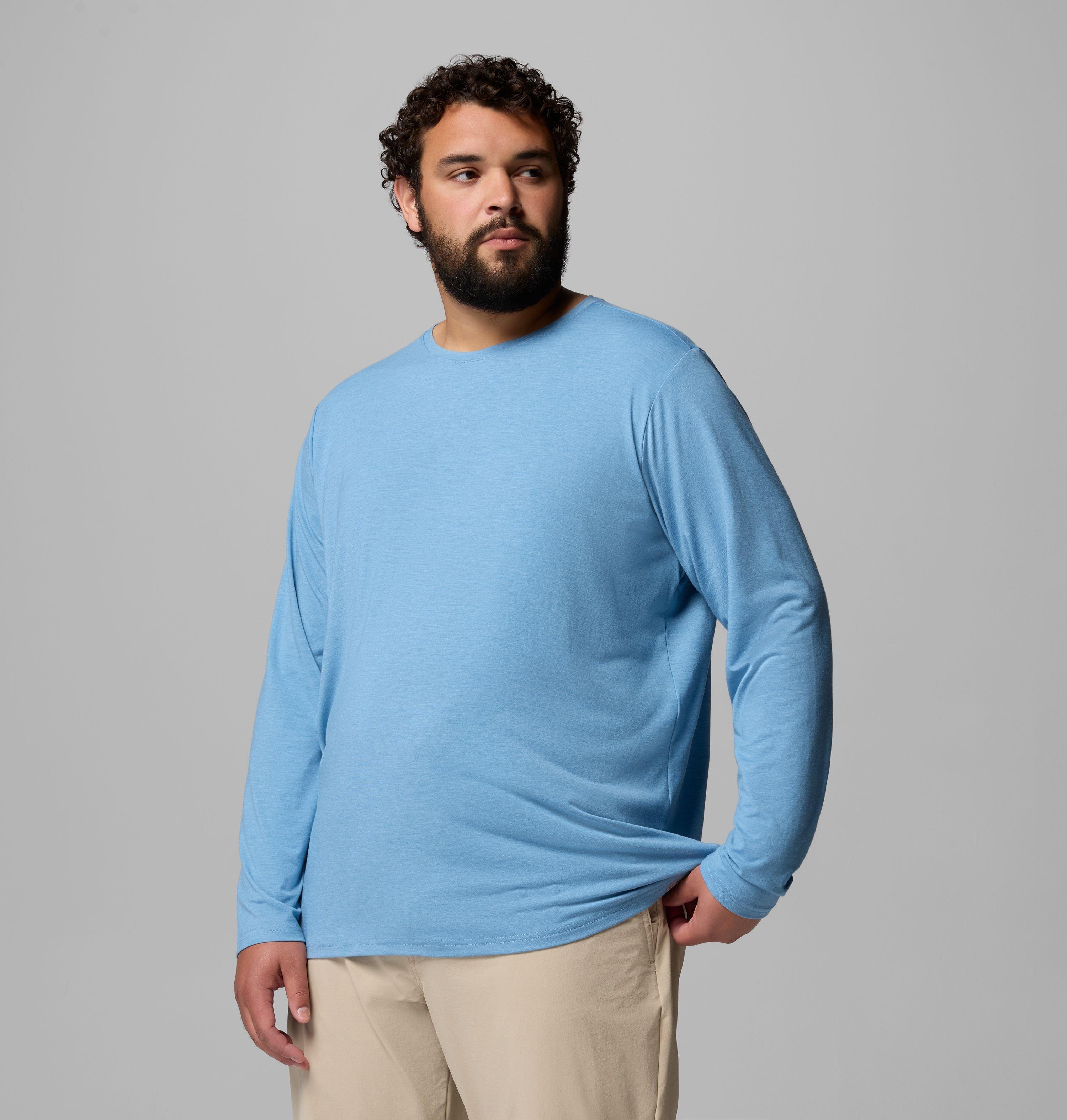 Homme – T-shirt à manches longues extensible et doux CSC™ – Tailles fortes 4