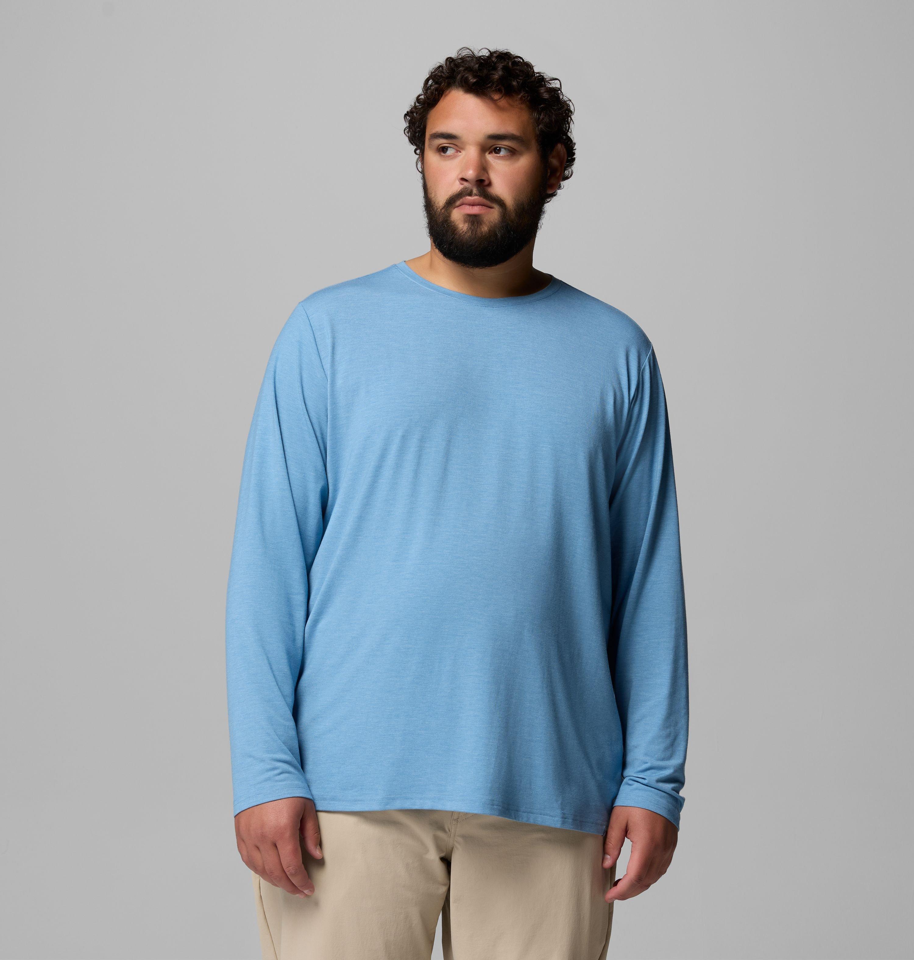 Homme – T-shirt à manches longues extensible et doux CSC™ – Tailles fortes 1