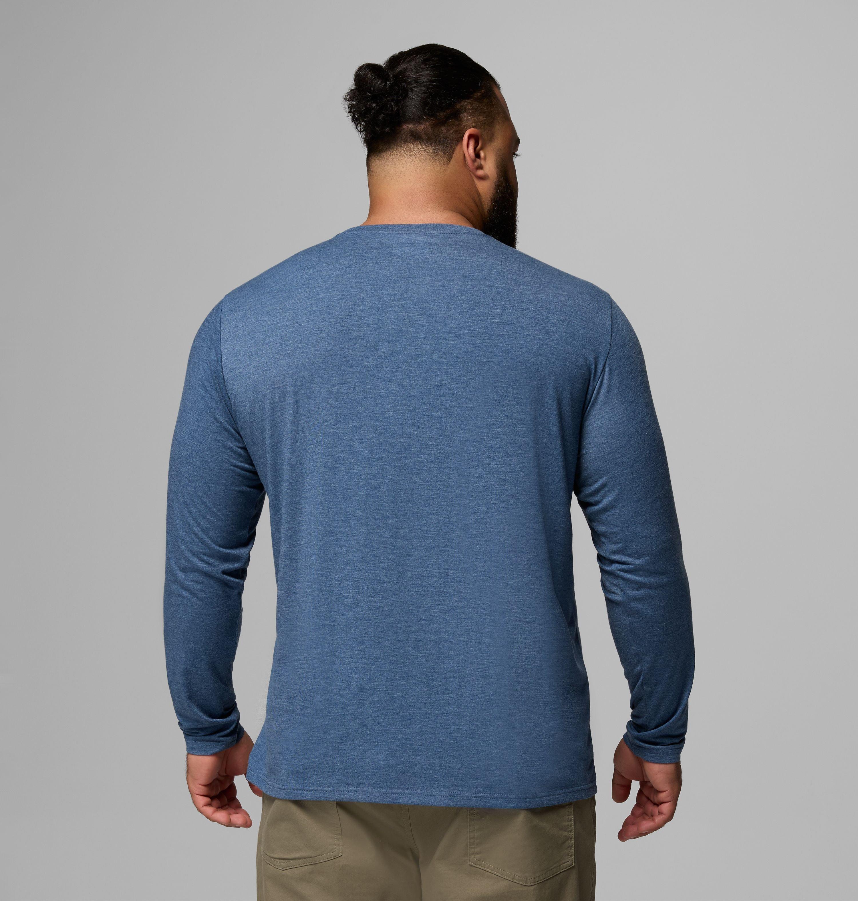 T-shirt à manches longues doux et extensible CSC pour homme – Tailles fortes | 478 | 2X 3