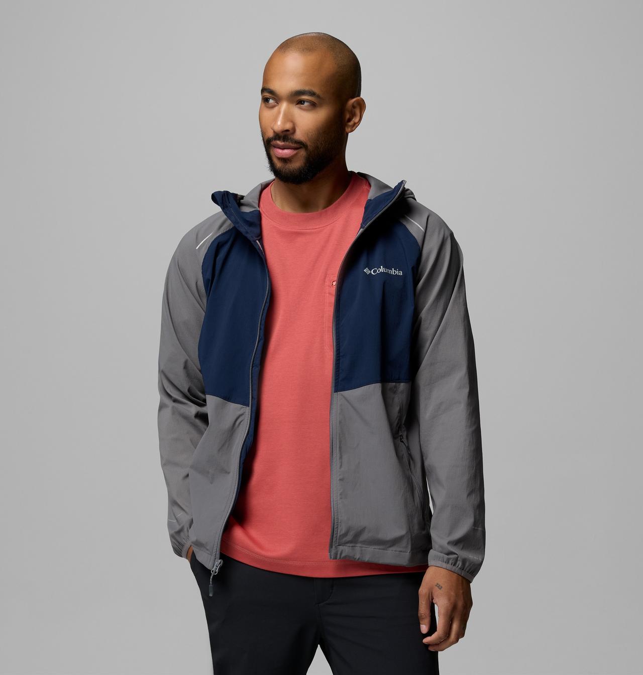 Men's Columbia Tech™ II Full Zip Hooded Windbreaker | Columbia
