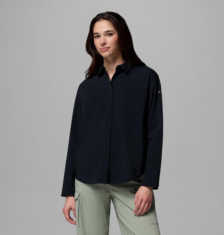 Chemise Technique Chill Creek Femme, Color: Black, image 1
