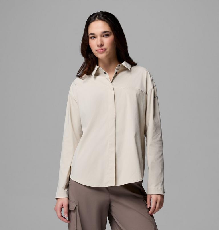 Chemise Technique Chill Creek Femme, Color: Dark Stone, image 1