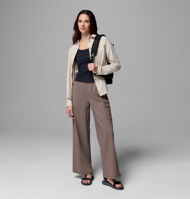 Chemise Technique Chill Creek Femme, Color: Dark Stone, image 2