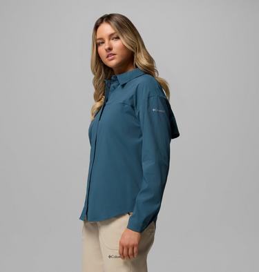 Chemise Technique Chill Creek Femme, Color: Everblue, image 4