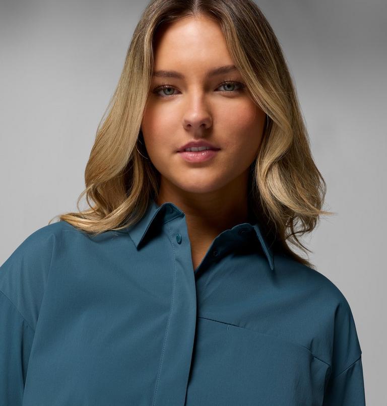 Chemise Technique Chill Creek Femme, Color: Everblue, image 5