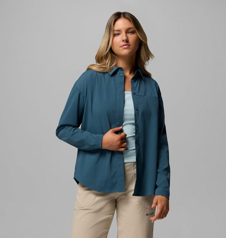 Chemise Technique Chill Creek Femme, Color: Everblue, image 7