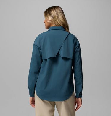 Chemise Technique Chill Creek Femme, Color: Everblue, image 3