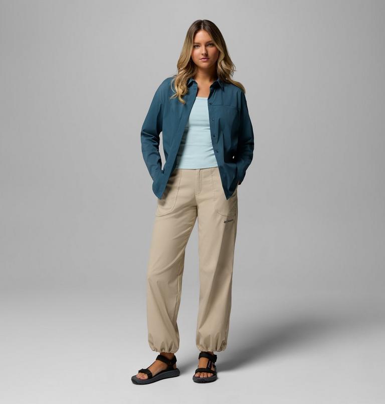 Chemise Technique Chill Creek Femme, Color: Everblue, image 2