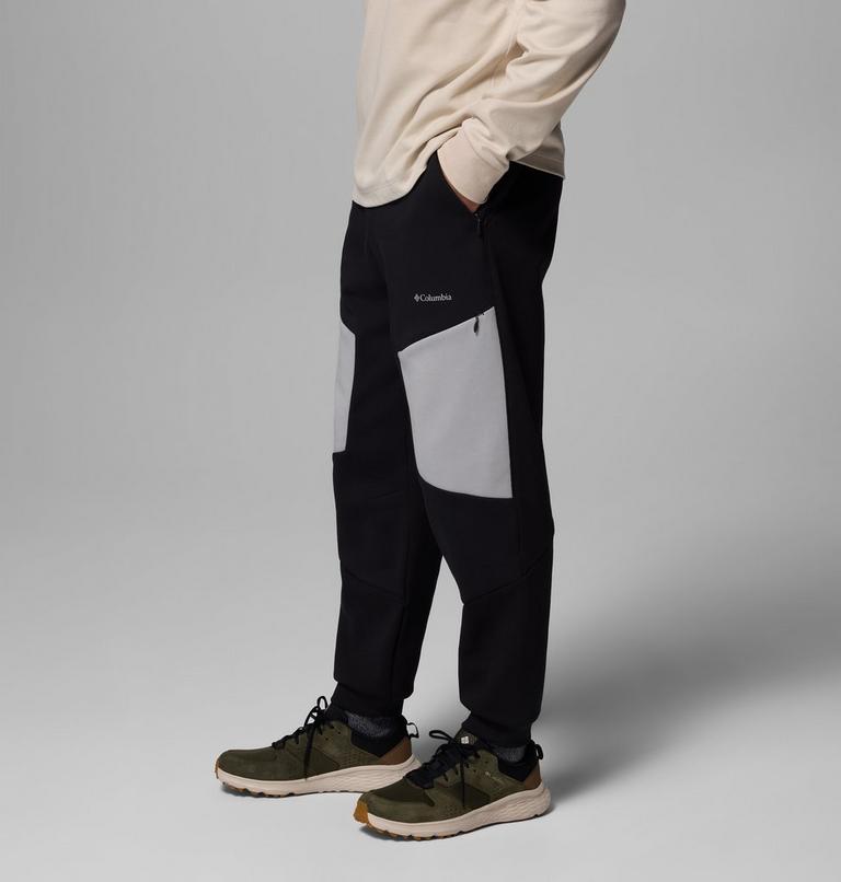 Men's Columbia Tech Spacer Knit Trousers, Color: Black, Columbia Grey, image 4