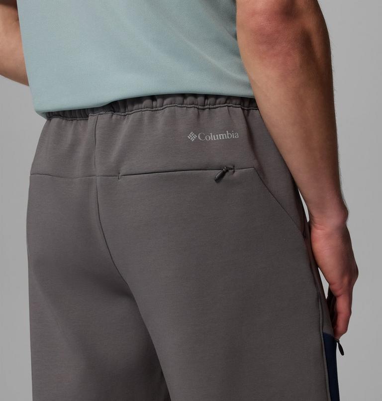 Men's Columbia Tech Spacer Knit Trousers, Color: City Grey, Collegiate Navy, image 6