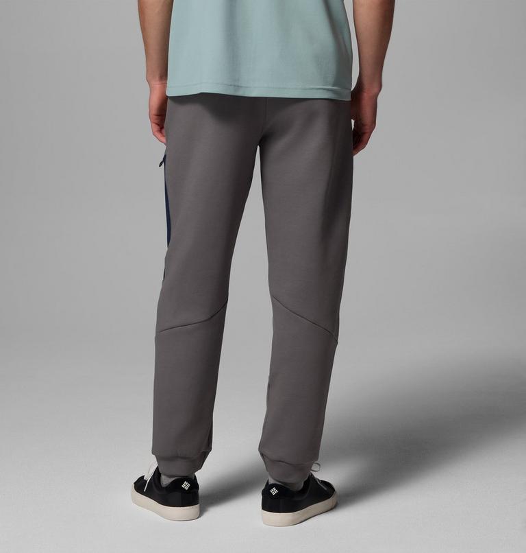 Men's Columbia Tech Spacer Knit Trousers, Color: City Grey, Collegiate Navy, image 3