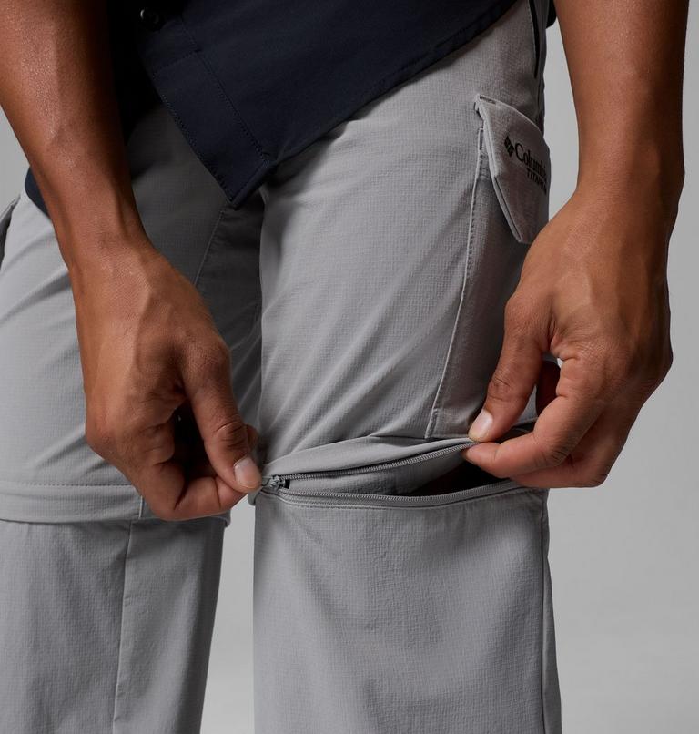 Men's Silver Ridge Elite Convertible Hiking Trousers, Color: Ti Titanium, image 6