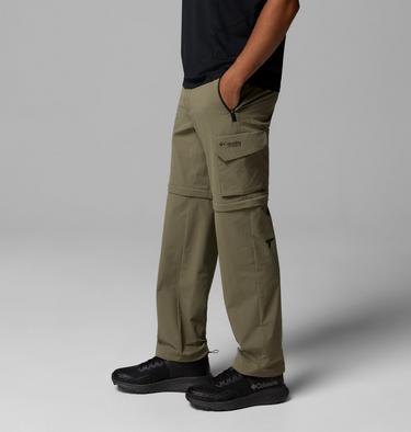 Men's Silver Ridge Elite Convertible Hiking Trousers, Color: Stone Green, image 4