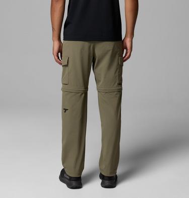 Men's Silver Ridge Elite Convertible Hiking Trousers, Color: Stone Green, image 3