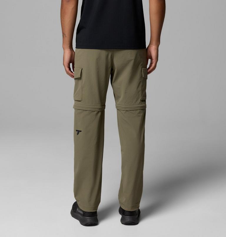 Men's Silver Ridge Elite Convertible Hiking Trousers, Color: Stone Green, image 3