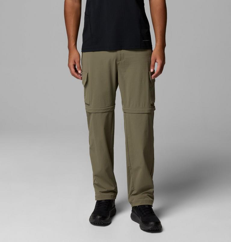 Men's Silver Ridge Elite Convertible Hiking Trousers, Color: Stone Green, image 1