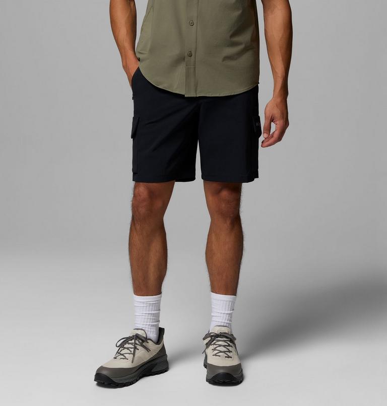 Men's Silver Ridge Elite Hiking Shorts, Color: Black, image 1