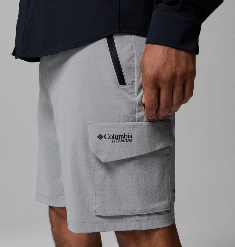 Men's Silver Ridge Elite Hiking Shorts, Color: Ti Titanium, image 6