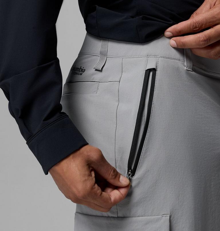 Men's Silver Ridge Elite Hiking Shorts, Color: Ti Titanium, image 7