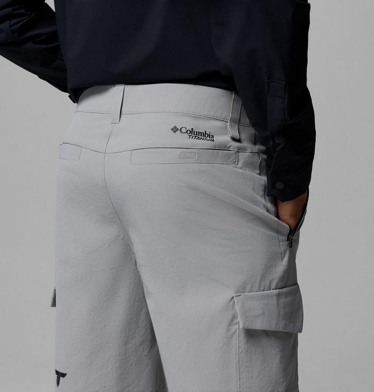 Men's Silver Ridge Elite Hiking Shorts, Color: Ti Titanium, image 8