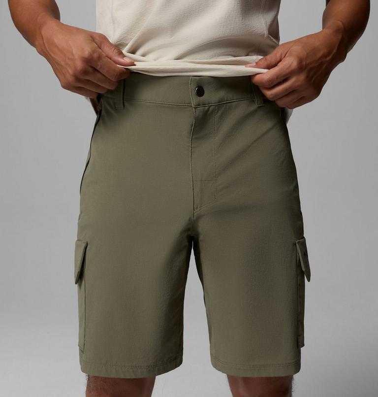 Men's Silver Ridge Elite Hiking Shorts, Color: Stone Green, image 5