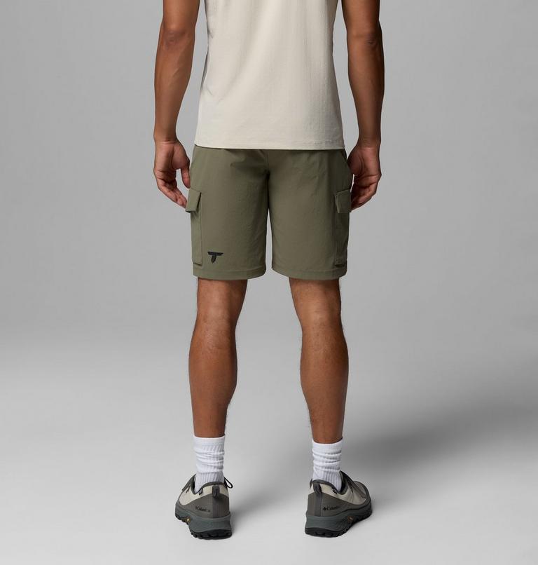 Men's Silver Ridge Elite Hiking Shorts, Color: Stone Green, image 3