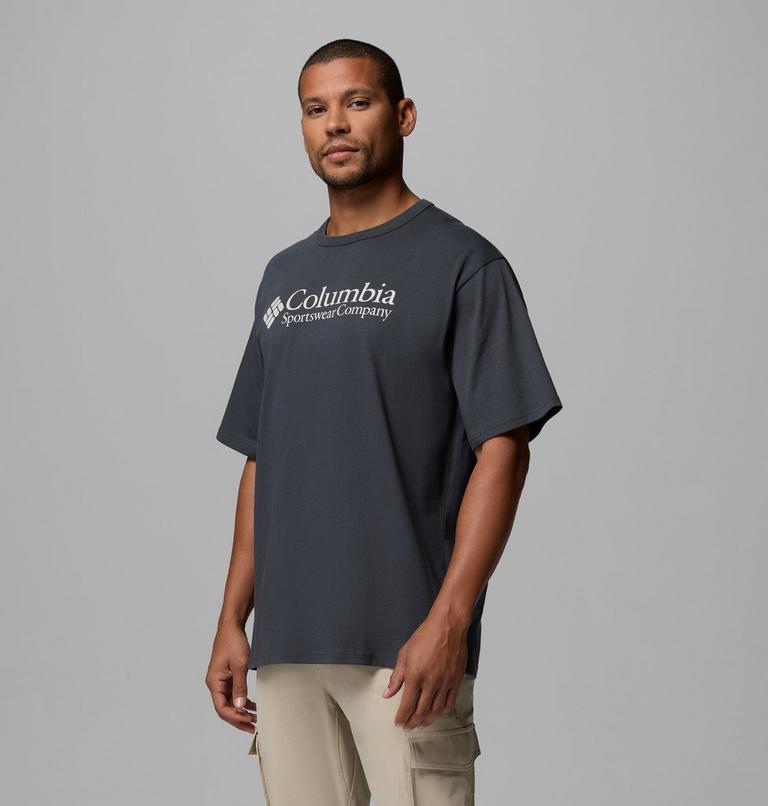 Men's CSC Heavyweight Logo T-Shirt, Color: Shark, CSC Retro Logo, image 4