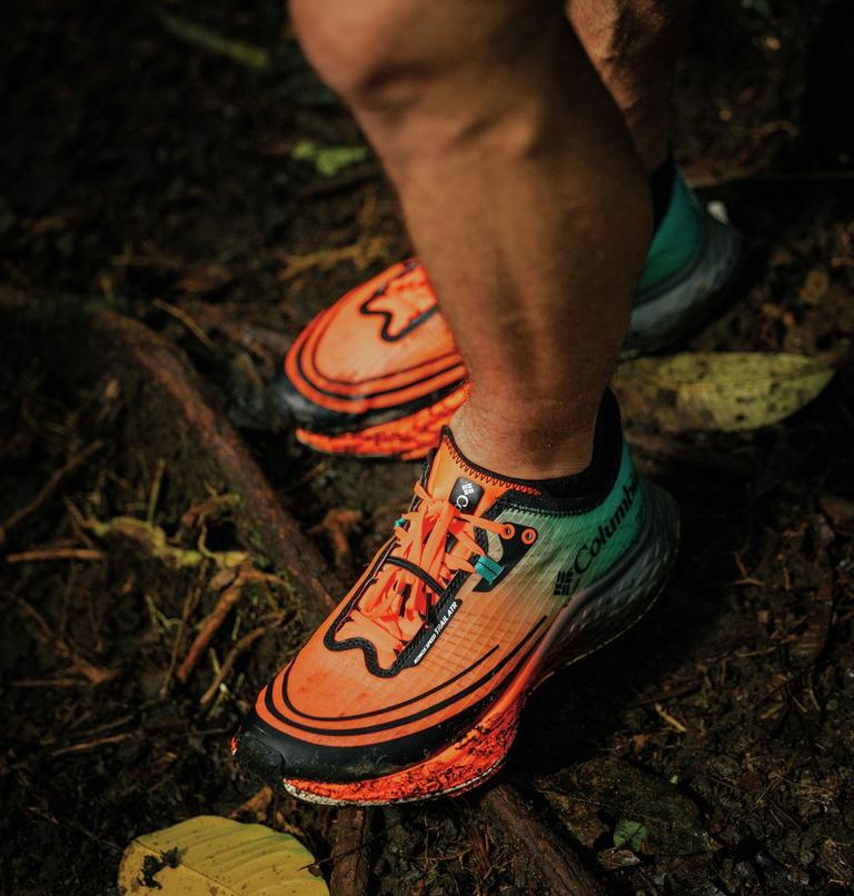 Men's Konos Speed Trail ATR Running Shoe, Color: Teal Chloride, Blaze, image 15