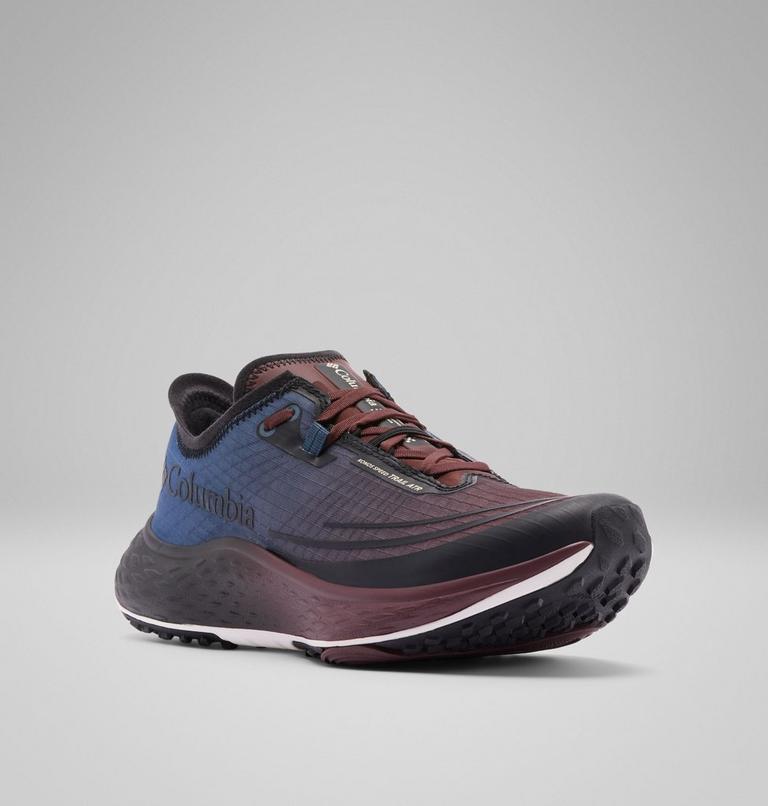 Men's Konos Speed Trail ATR Running Shoe, Color: Redwood, Whale, image 3