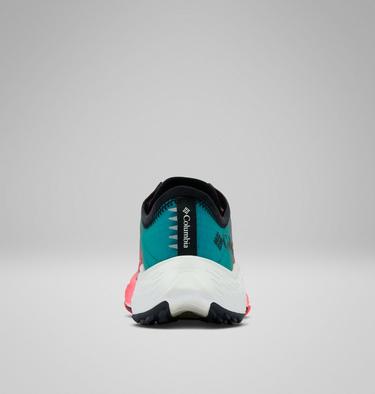 Women's Konos Speed Trail ATR Running Shoe, Color: Neon Sunrise, Teal Chloride, image 2