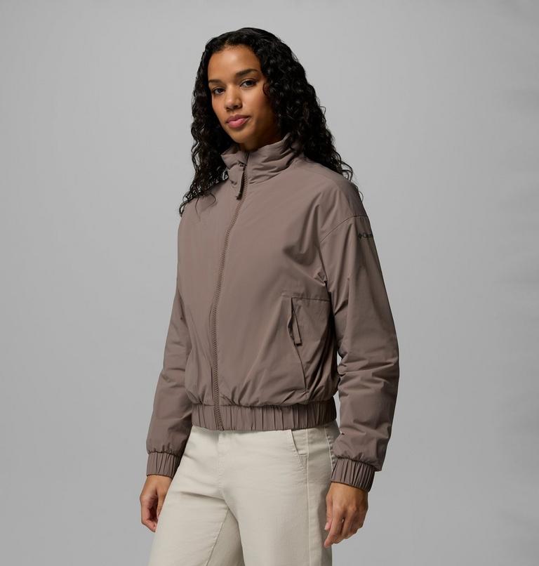 Women's AmazeStretch Insulated Bomber Jacket, Color: Iron, image 4