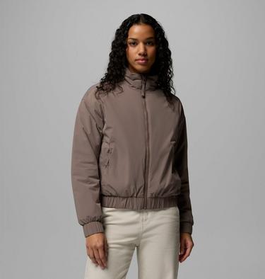 Women's AmazeStretch Insulated Bomber Jacket, Color: Iron, image 3