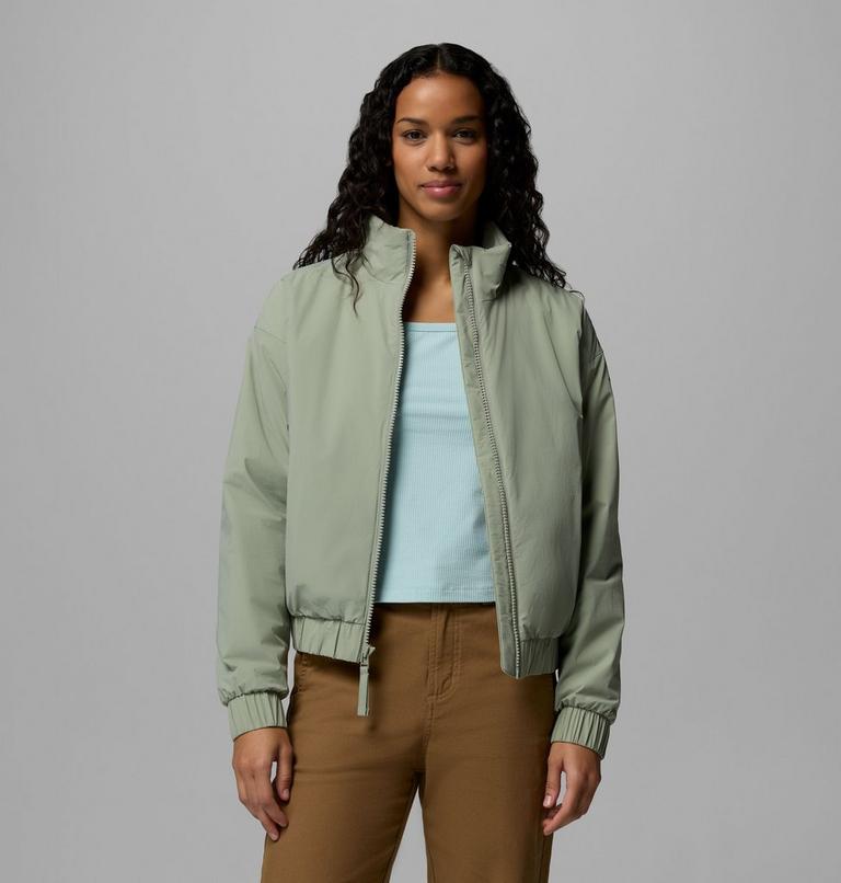 Women's AmazeStretch Insulated Bomber Jacket, Color: Safari, image 5