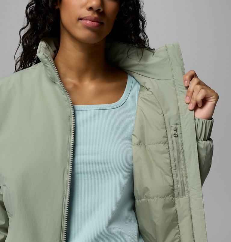 Women's AmazeStretch Insulated Bomber Jacket, Color: Safari, image 6