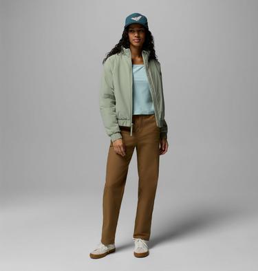 Women's AmazeStretch Insulated Bomber Jacket, Color: Safari, image 2