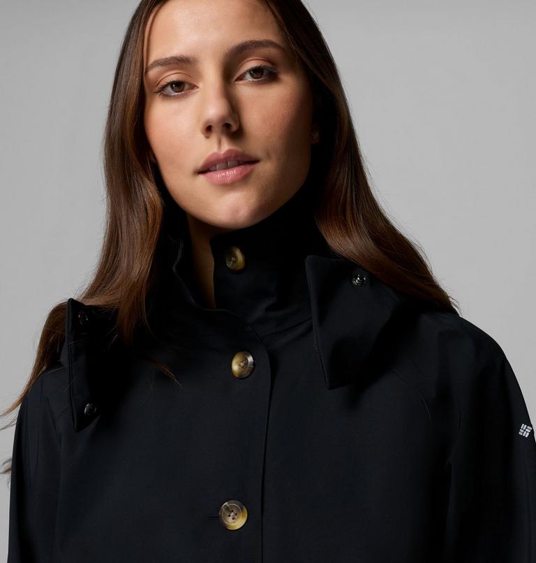 Women's AmazeTrench Waterproof Jacket, Color: Black, image 8