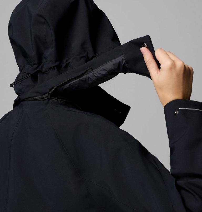 Women's AmazeTrench Waterproof Jacket, Color: Black, image 11