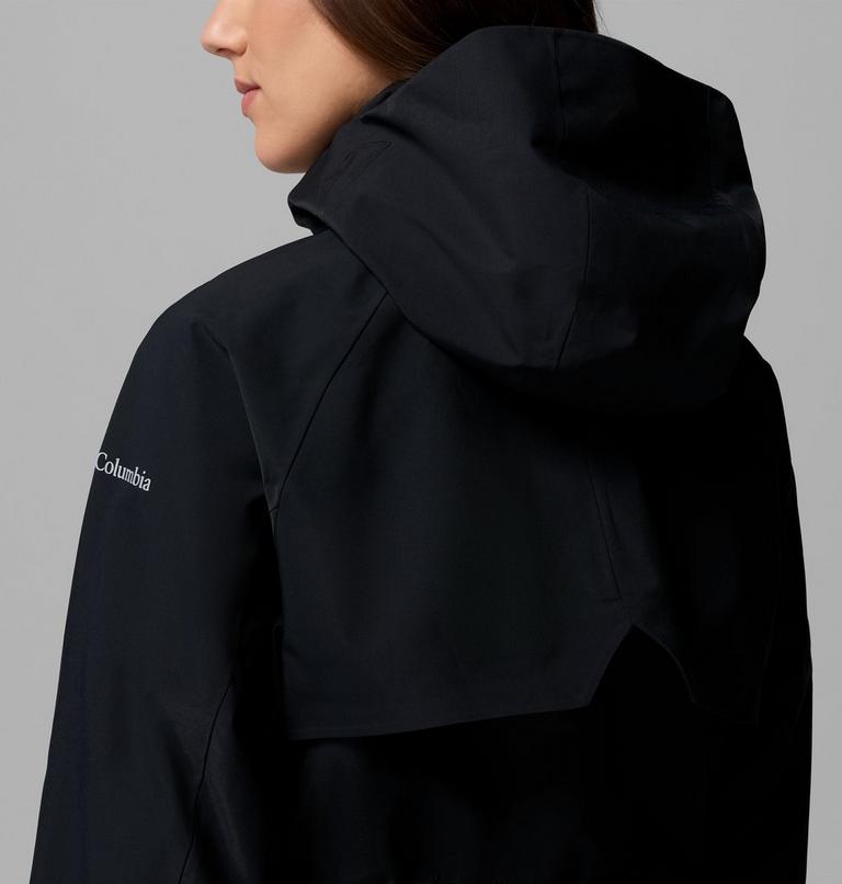 Women's AmazeTrench Waterproof Jacket, Color: Black, image 12