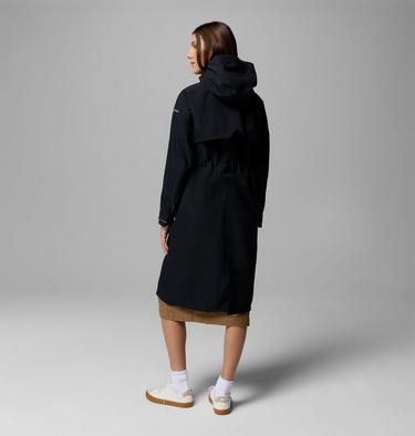 Women's AmazeTrench Waterproof Jacket, Color: Black, image 7