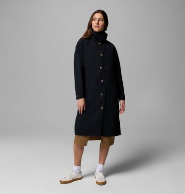 Women's AmazeTrench Waterproof Jacket, Color: Black, image 3