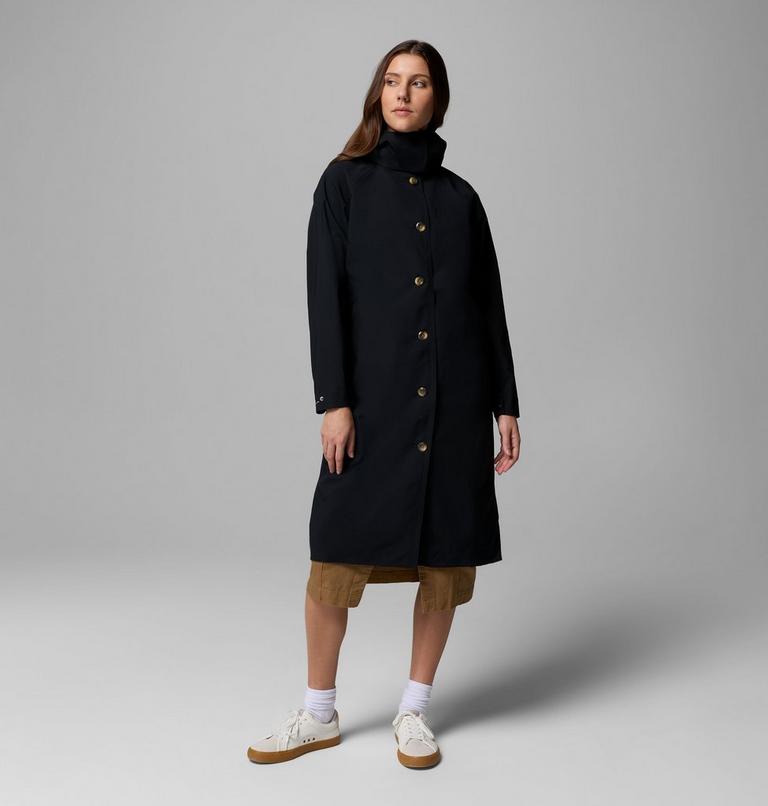 Women's AmazeTrench Waterproof Jacket, Color: Black, image 1