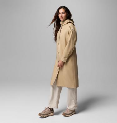 Women's AmazeTrench Rain Jacket, Color: Beach, image 8