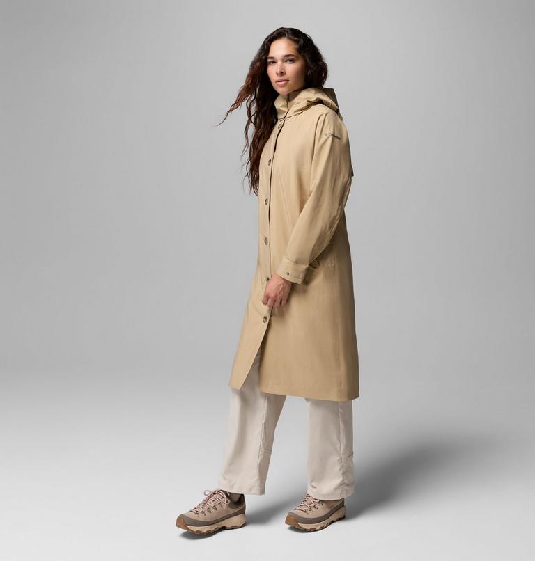 Women's AmazeTrench Waterproof Jacket, Color: Beach, image 4